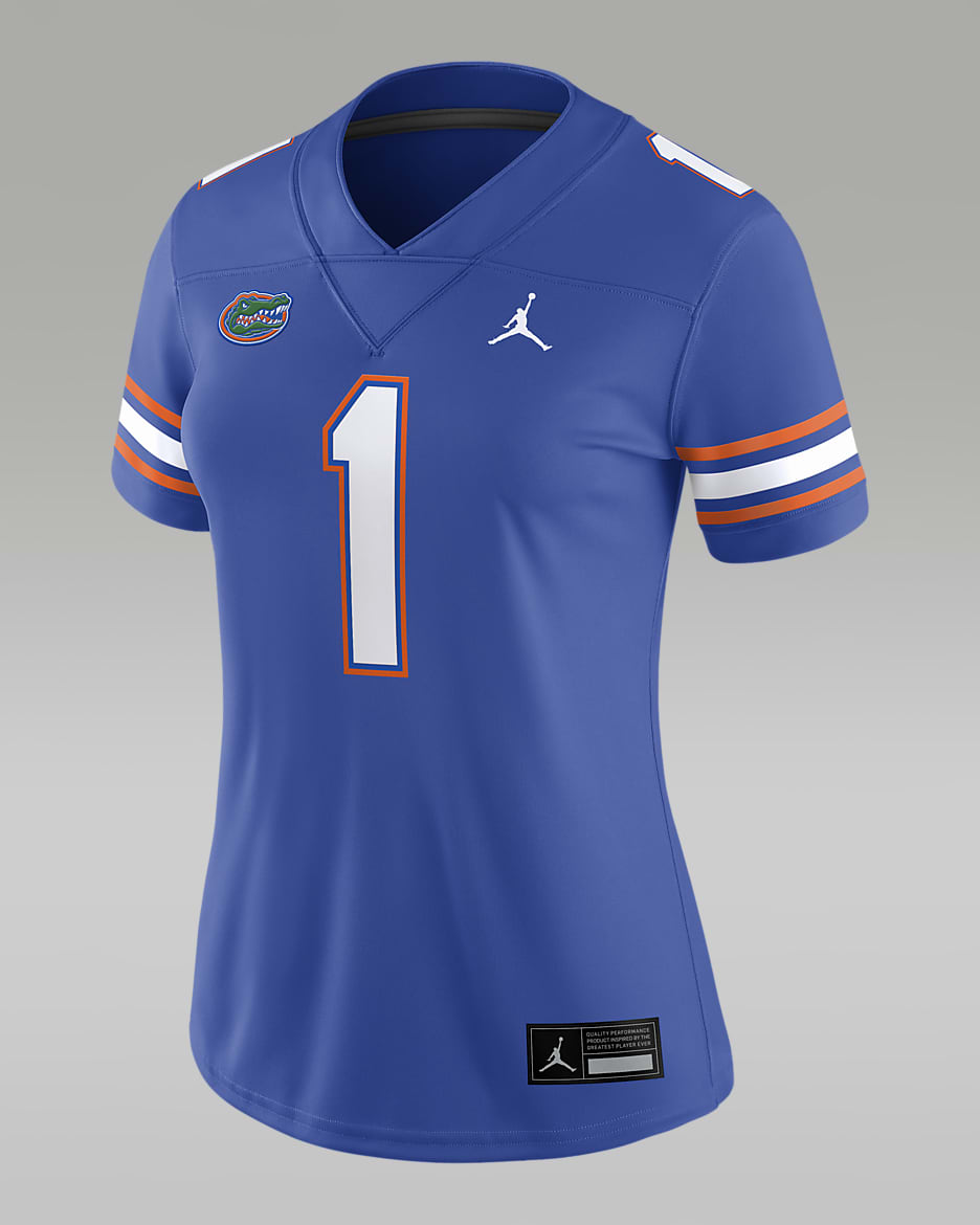 Jersey universitario Jordan Dri-FIT Game para mujer Florida Gators - Royal