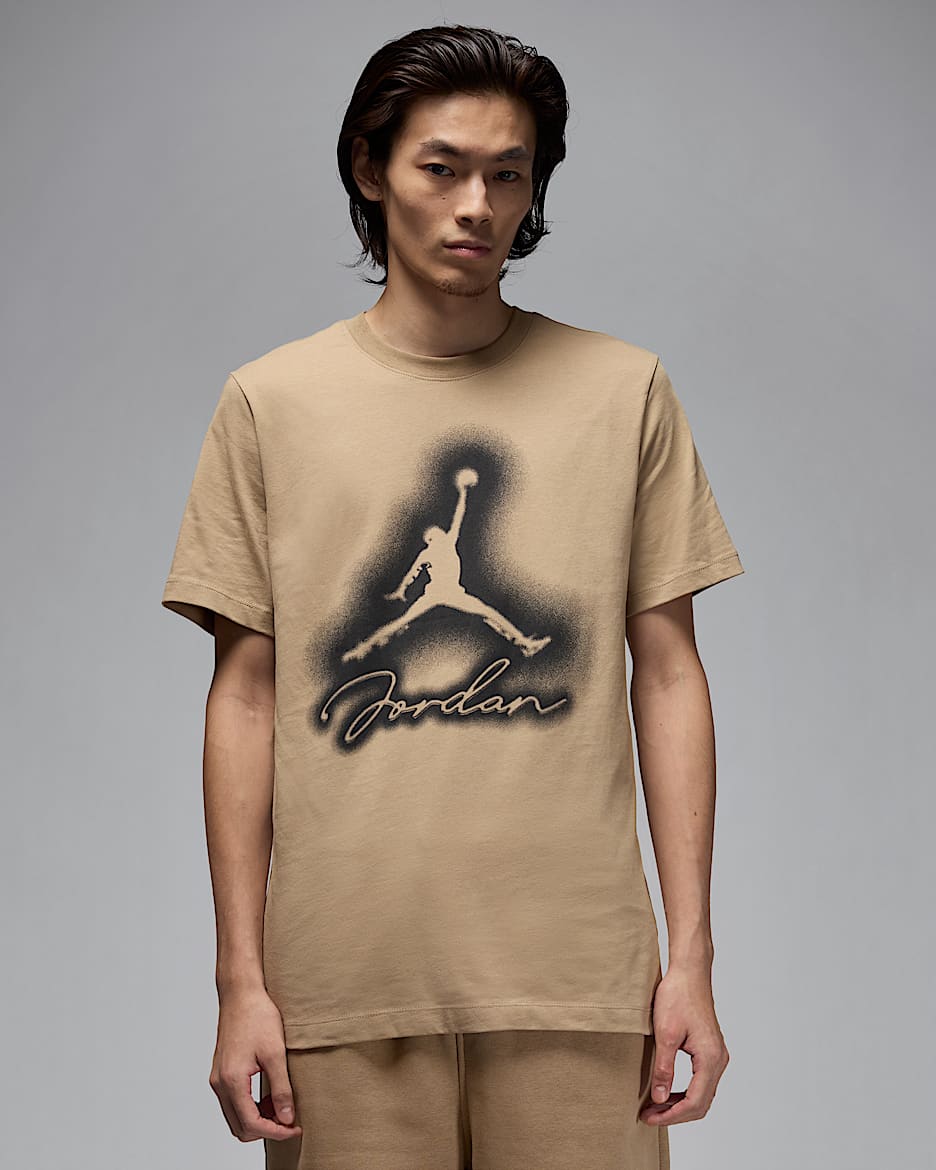 Playera para hombre Jordan Flight MVP - Camuflaje del desierto/Negro/Negro
