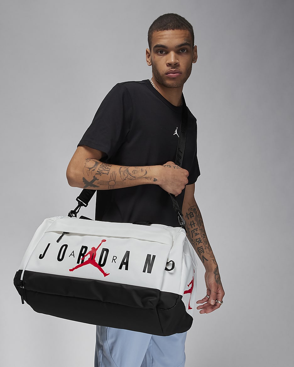 Maleta duffel (46 L) Jordan Velocity - Blanco