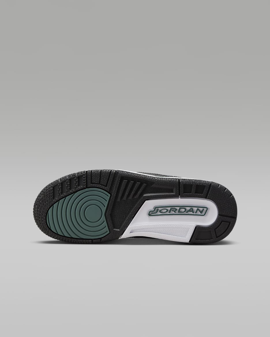 Air Jordan Legacy 312 Low Schuh für ältere Kinder - Weiß/Schwarz/Cool Grey/Oxidized Green