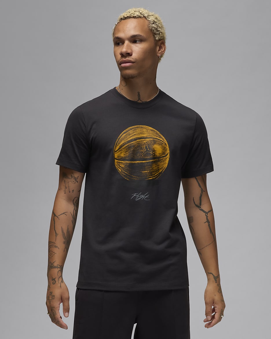 Jordan Men's T-Shirt - Off-Noir/Smoke Grey