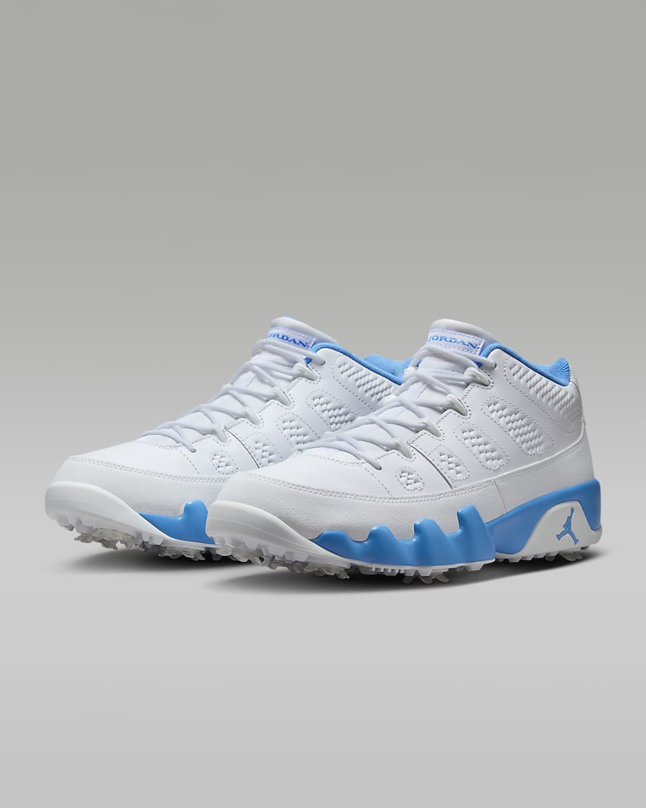 Air Jordan 9 G Golf Ayakkabısı - Beyaz/Beyaz/University Blue