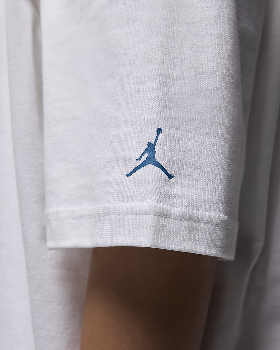 Jordan oversized T-shirt met graphic voor dames - Wit