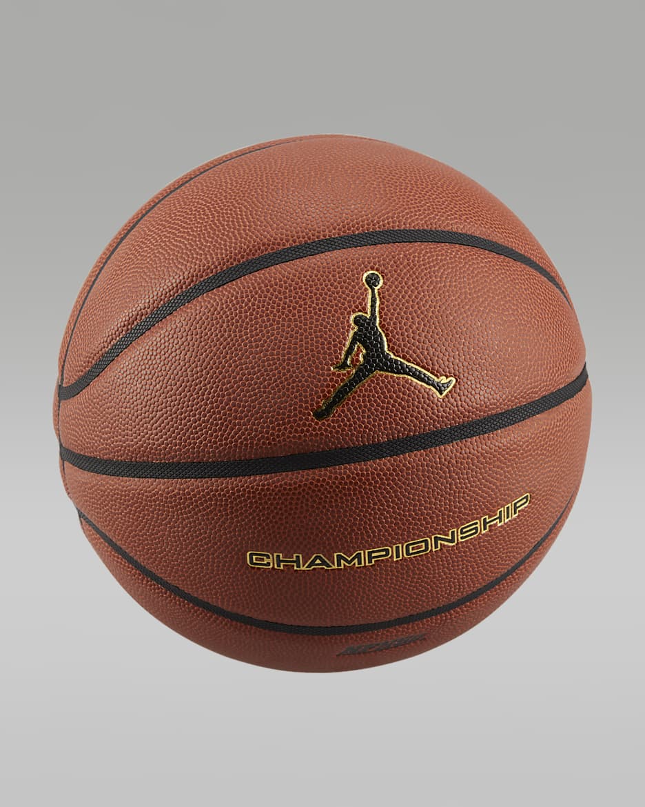 Balón de básquetbol Jordan Championship - Ámbar/Negro