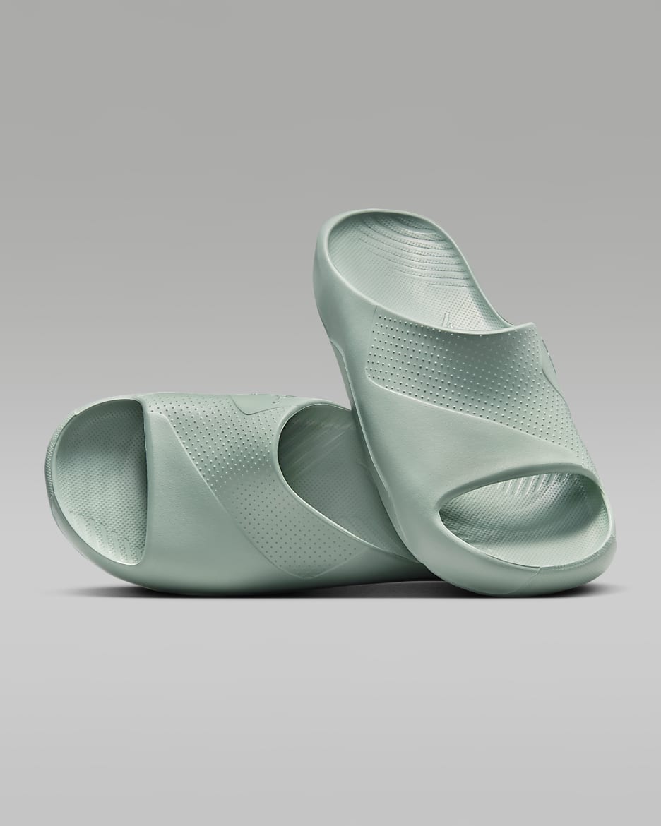 Jordan Post Women's Slides - Jade Smoke/Jade Smoke