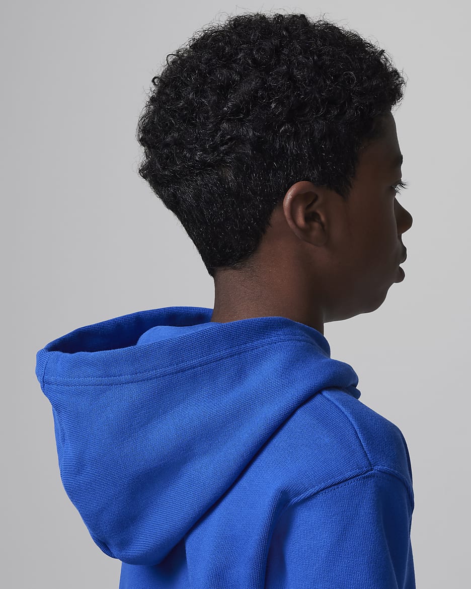 Jordan Big Kids' MJ Air Jordan Paris Pullover Hoodie - Game Royal