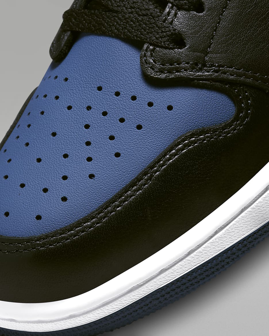 Air Jordan 1 Low OG Shoes - Black/White/Mystic Navy