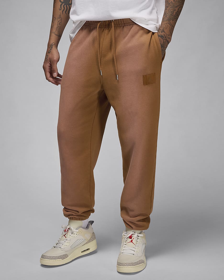 Pantalon en tissu Fleece Jordan Flight pour homme - Desert Bronze