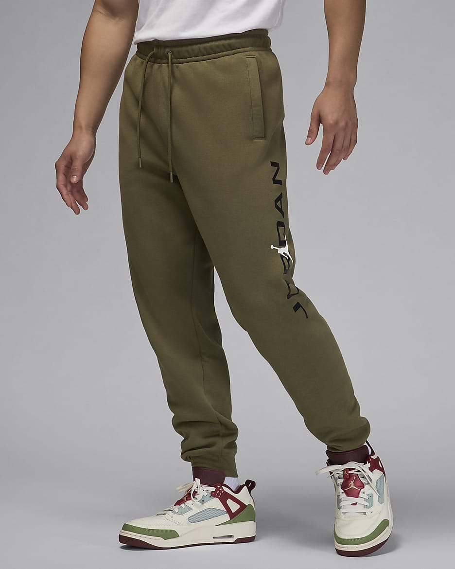 Jordan Essentials Men's Fleece Joggers - Medium Olive