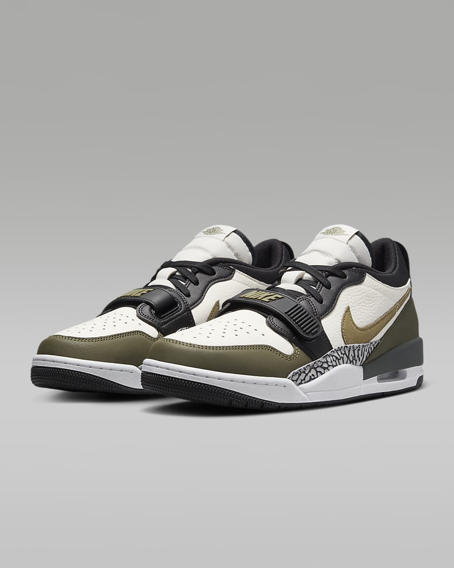 Chaussure Air Jordan Legacy 312 Low pour homme - Sail/Noir/Wolf Grey/Medium Olive