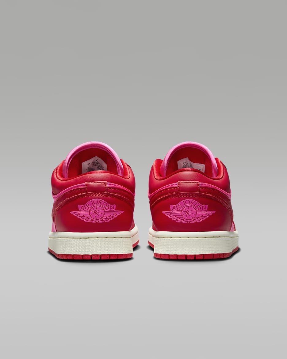 Air Jordan 1 Low SE Women's Shoes - Pink Blast/Sail/Chile Red