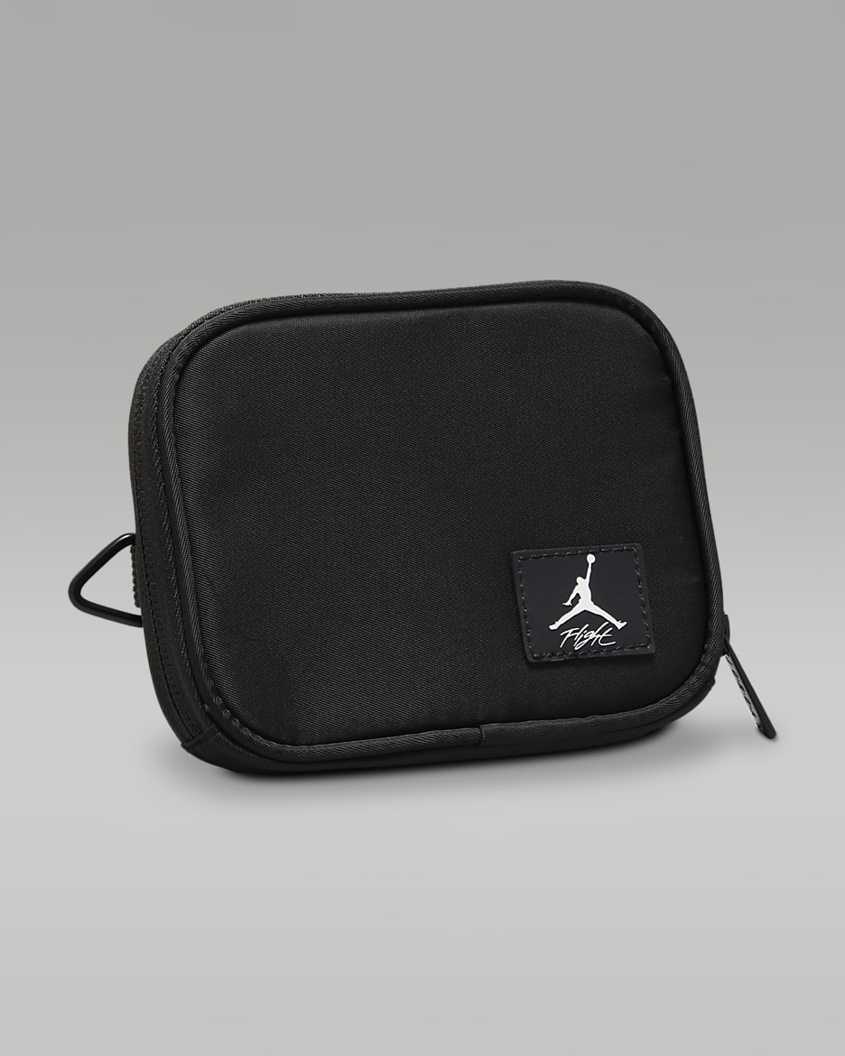 Billetera con cierre Flight para hombre Jordan - Negro