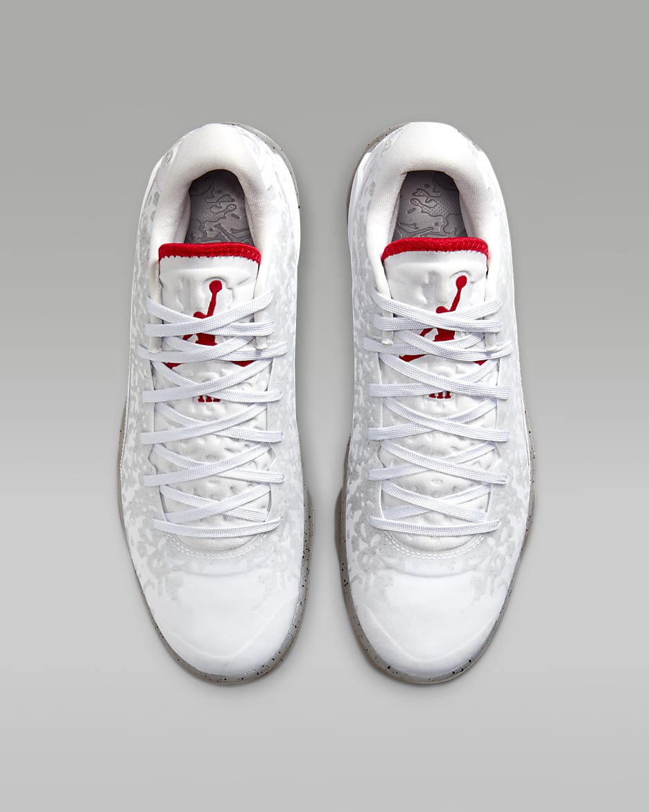 Zion 3 'Fresh Paint' Basketball Shoes - White/Cement Grey/Pure Platinum/University Red