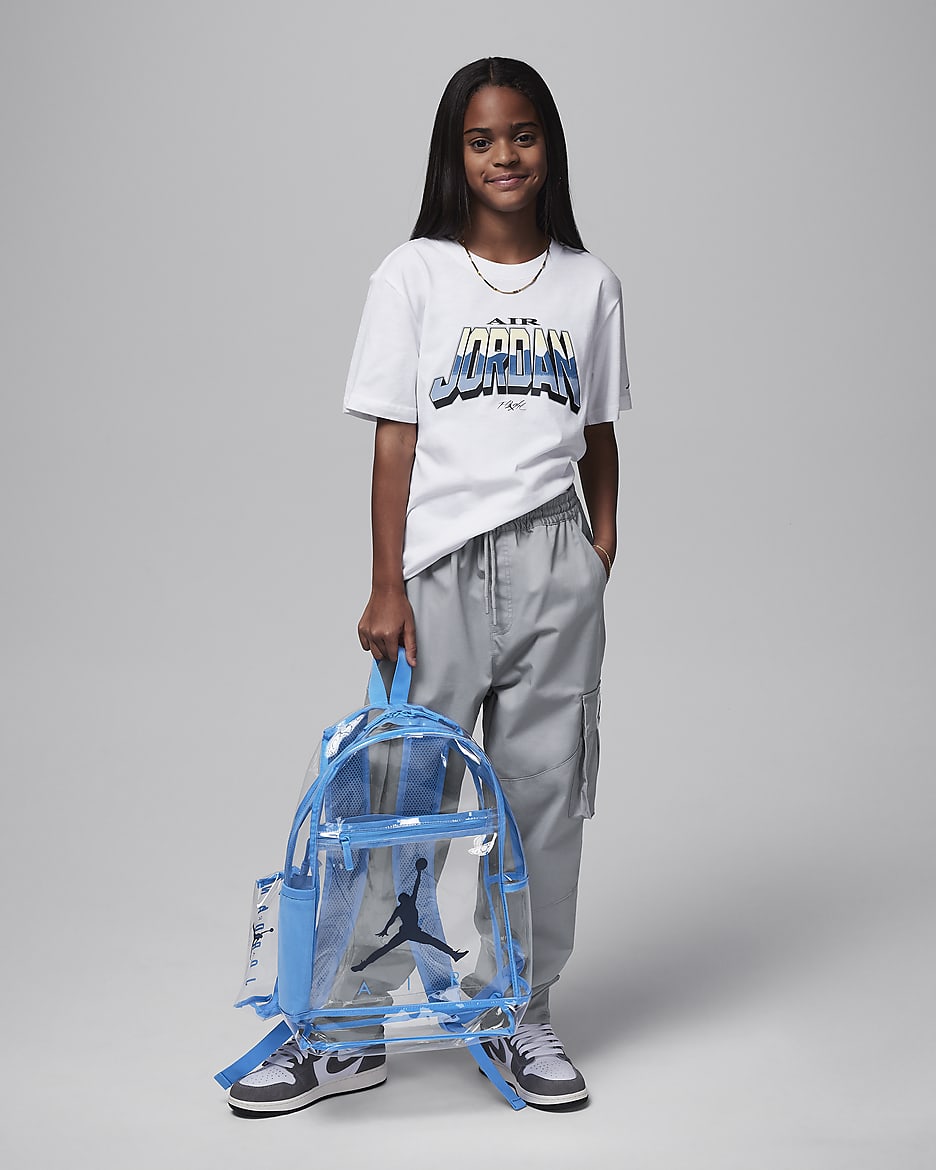 Jordan Clear School Backpack (17L) - University Blue