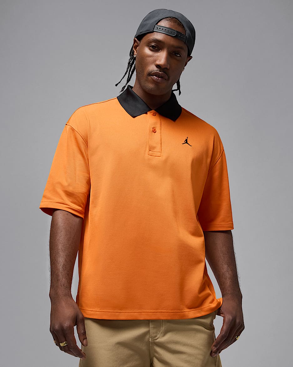 Jordan Brooklyn Men's Polo - Starfish/Black