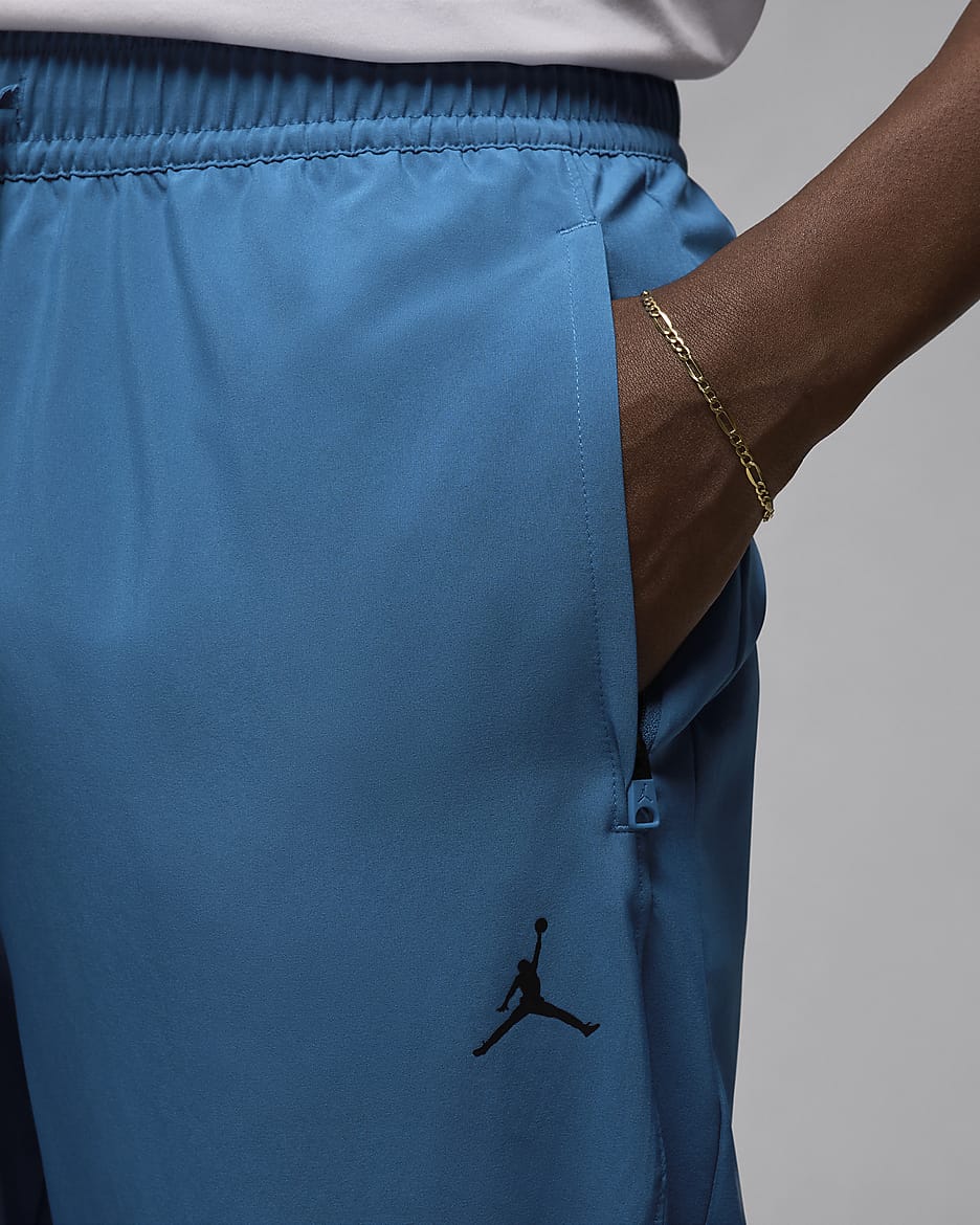 Jordan Sport Pantalón de tejido Woven Dri-FIT - Hombre - Industrial Blue/Industrial Blue/Negro