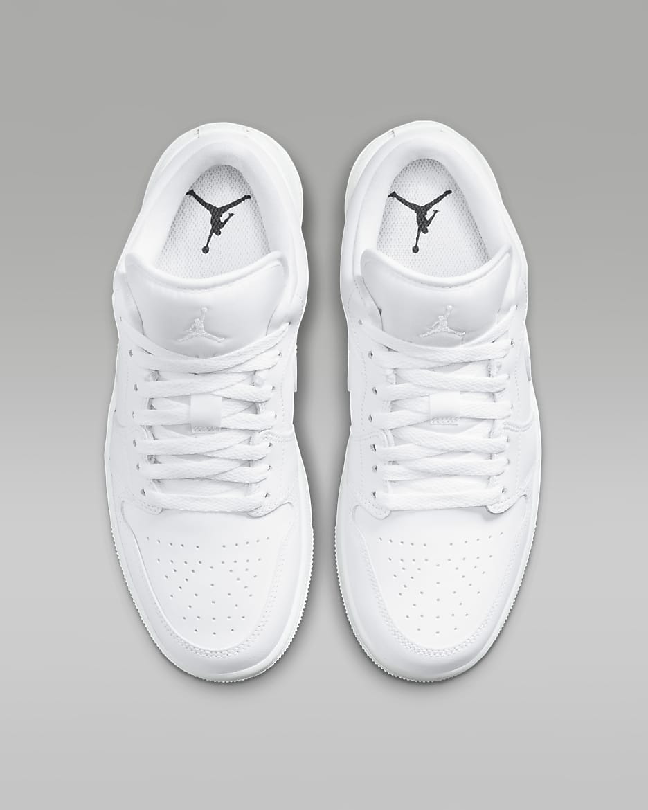 Chaussure Air Jordan 1 Low pour Femme - Blanc/Blanc/Blanc