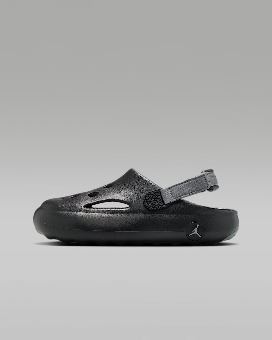 Sandale Jordan Hydrip pour ado - Noir/Smoke Grey