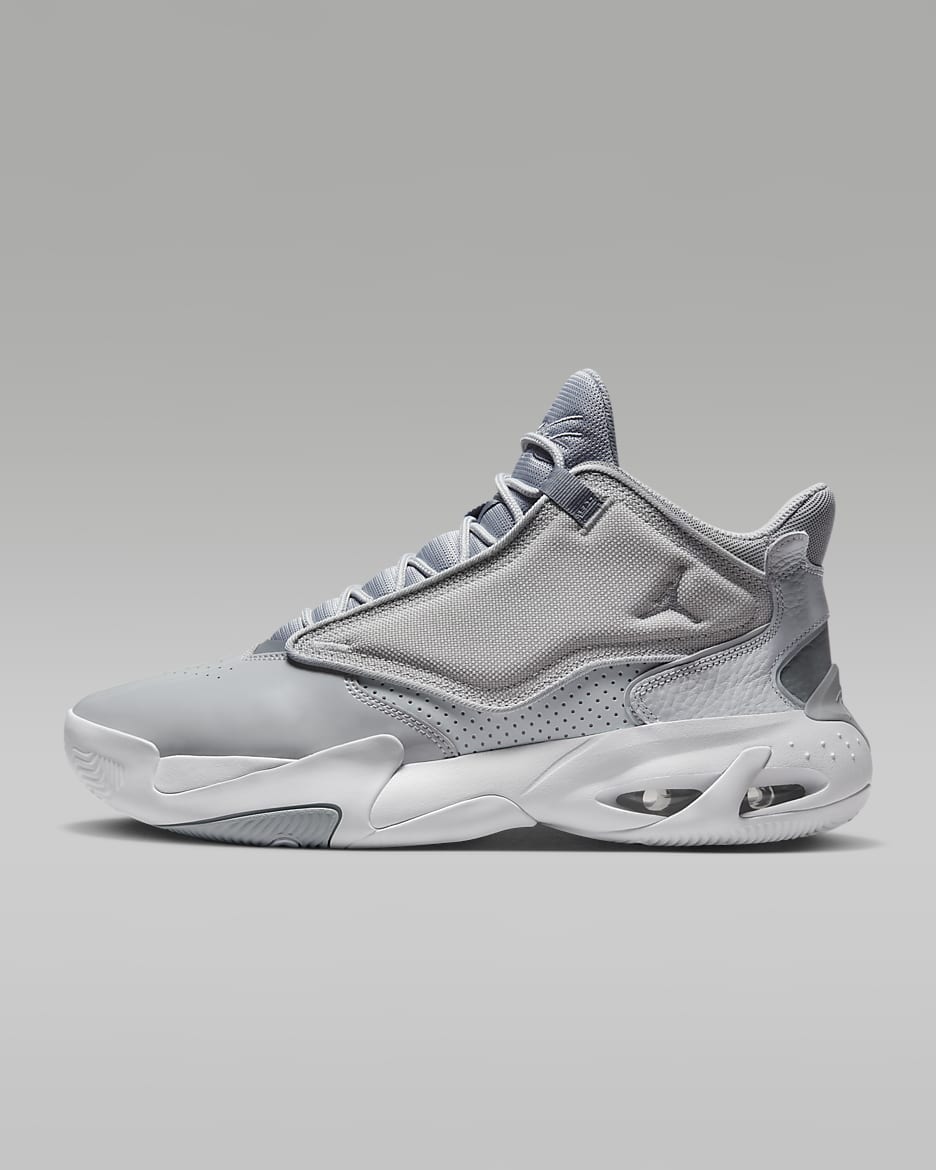 รองเท้าผู้ชาย Jordan Max Aura 4 - Cool Grey/ขาว/ดำ/Wolf Grey
