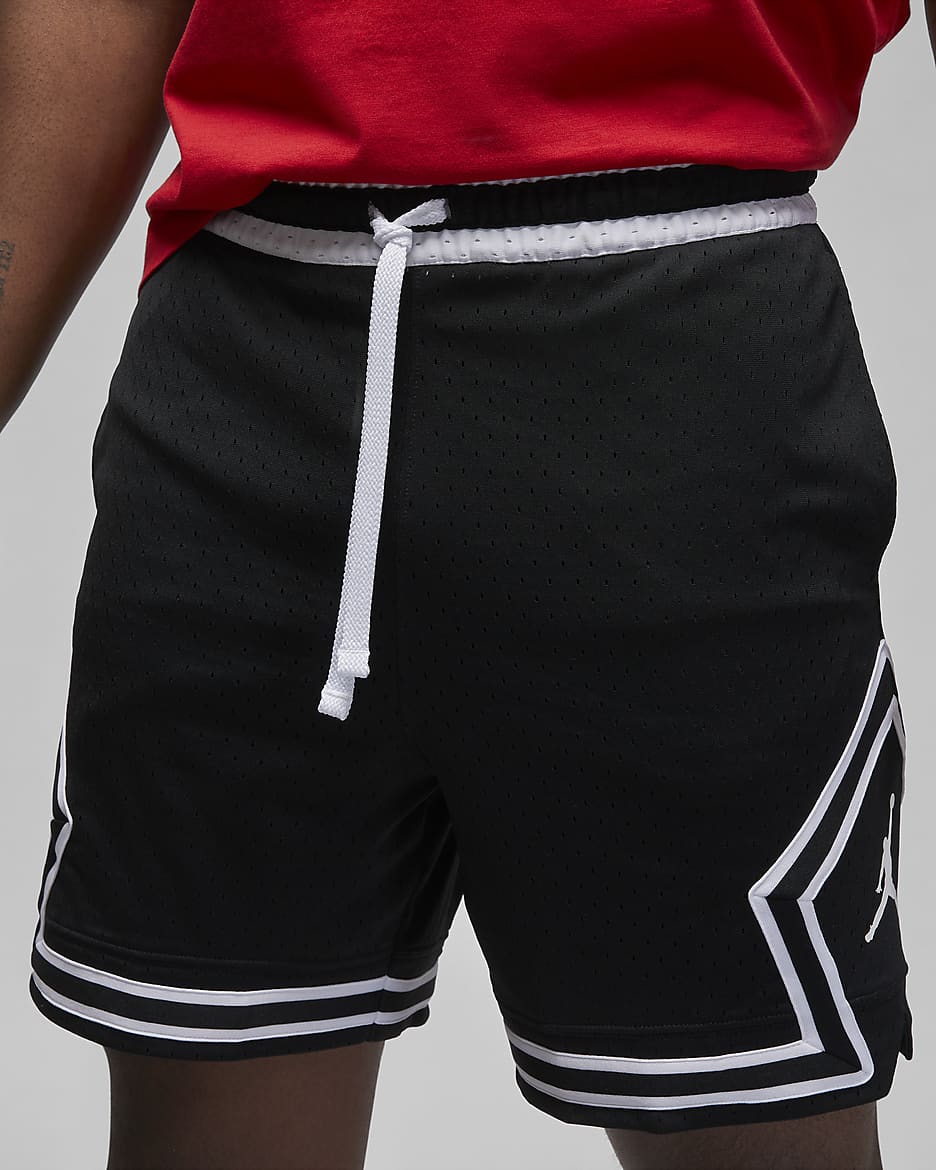 Jordan Dri-FIT Sport Diamond shorts - Zwart/Wit/Wit/Wit