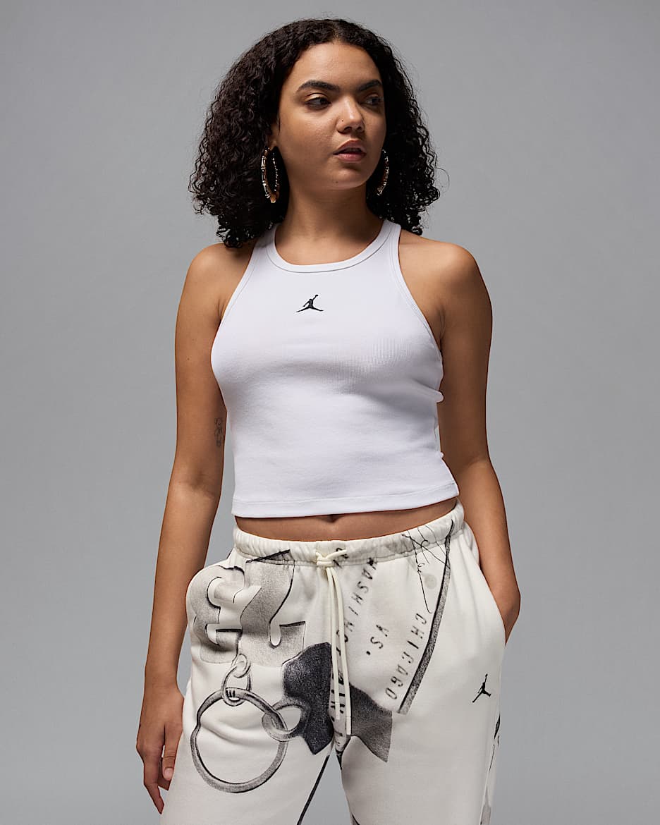 Jordan Essentials Women's Tank - White/Black