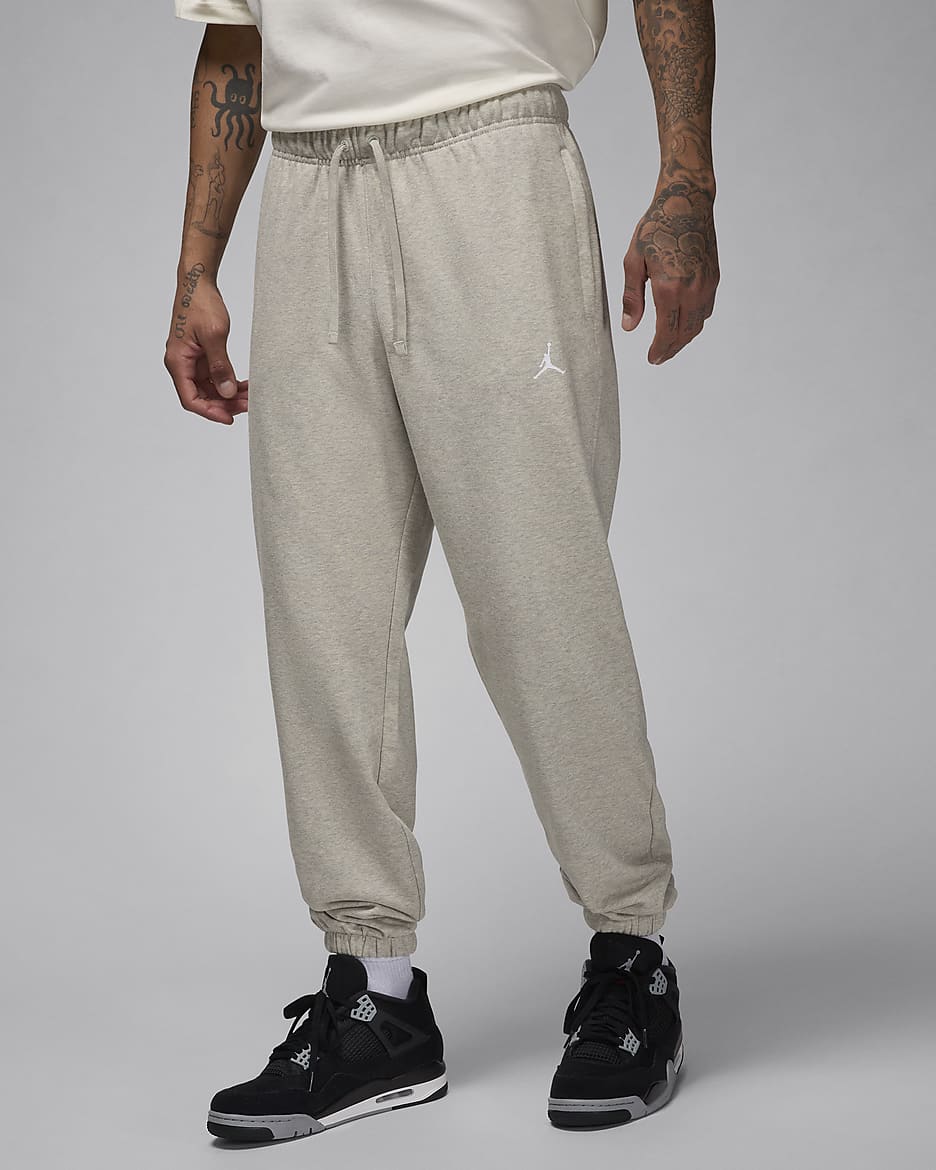 Pantalon en Fleece Dri-FIT Jordan Sport Crossover pour homme - Grey Heather/Blanc