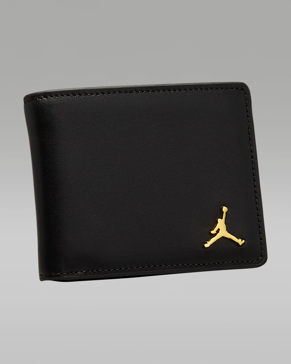 Cartera plegable Jumpman con diseño de lingote para hombre Jordan - Negro