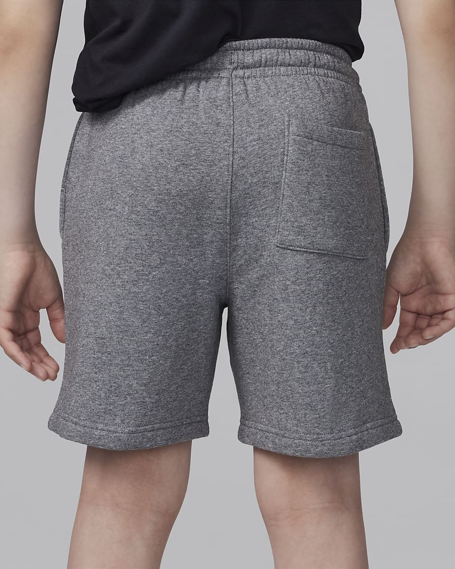 Jordan MJ Brooklyn Fleece Essentials Older Kids' Shorts - Carbon Heather