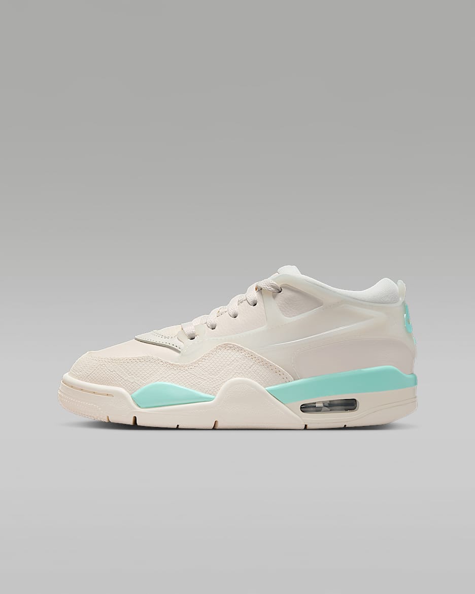 Air Jordan 4 RM SE Genç Çocuk Ayakkabısı - Sail/Mint Candy