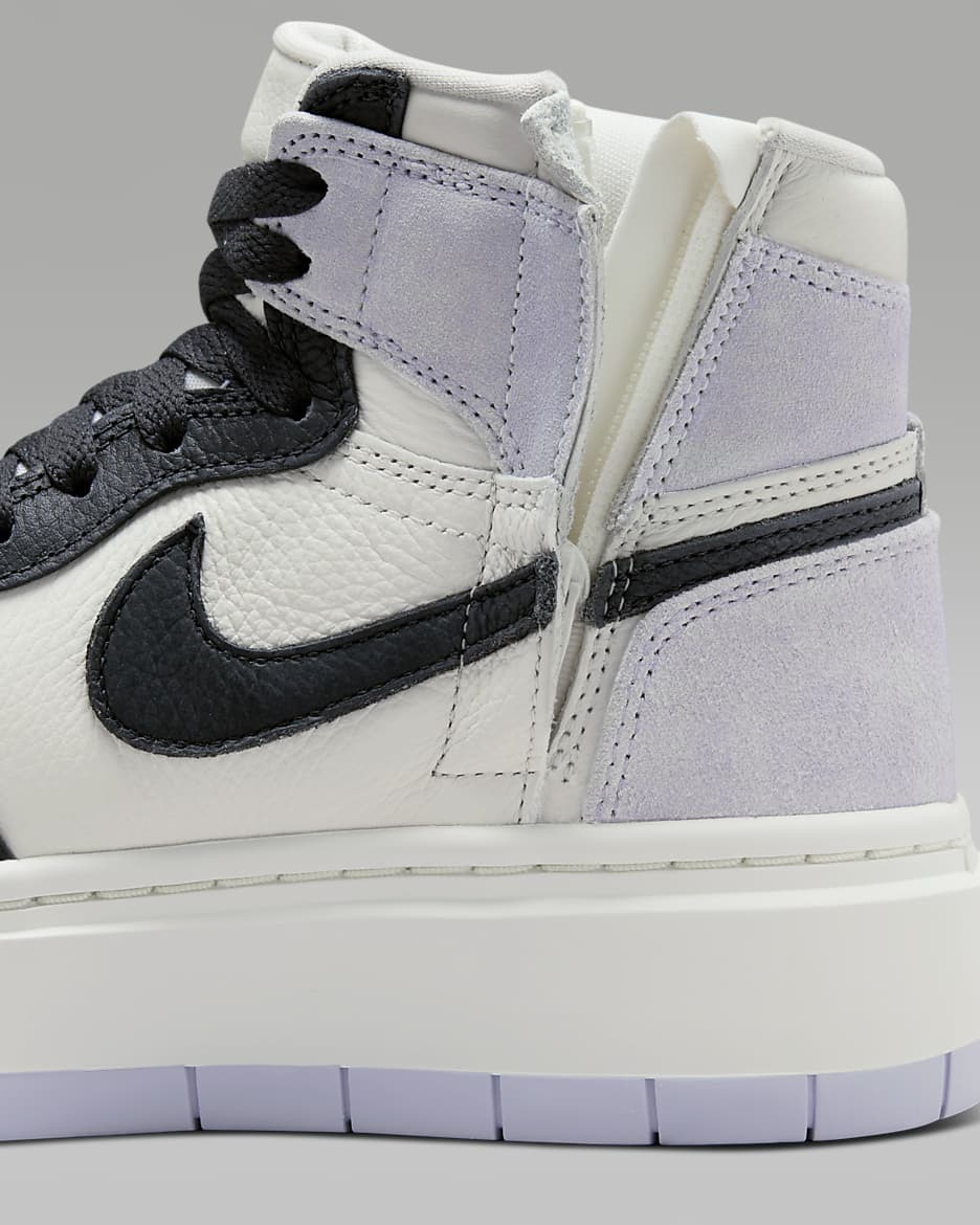 Air Jordan 1 Elevate High Kadın Ayakkabısı - Titanium/Sail/Dark Smoke Grey