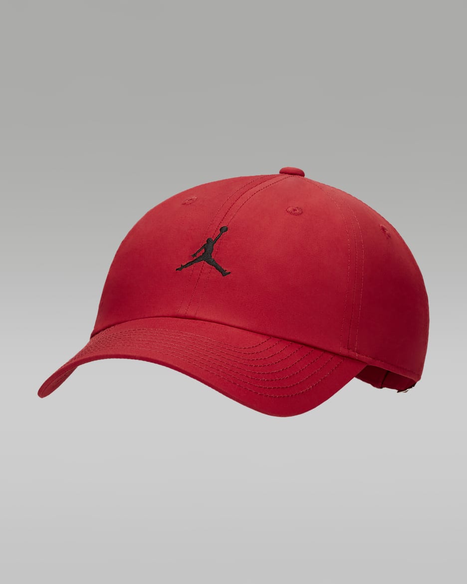 Jordan Club Cap Adjustable Unstructured Hat - Gym Red/Black