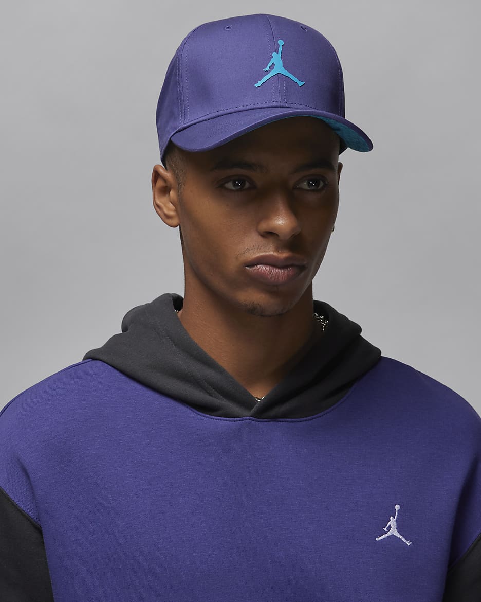 หมวกปรับได้แบบมีโครง Jordan Golf Rise Cap - Sky J Light Purple/Aquatone/Green Abyss