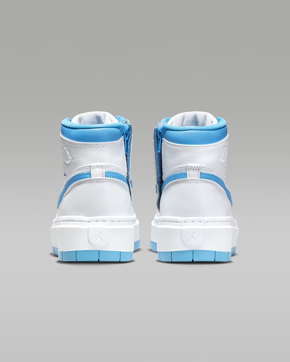 Air Jordan 1 Elevate High Women's Shoes - White/White/Dark Powder Blue