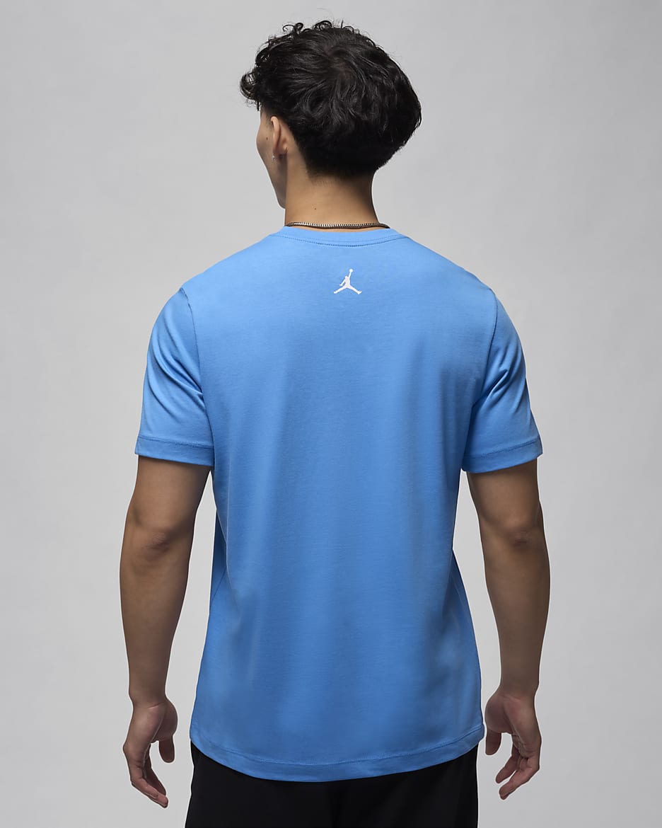 Jordan Sport T-Shirt mit Dri-FIT-Technologie für Herren - Legend Blue/Schwarz