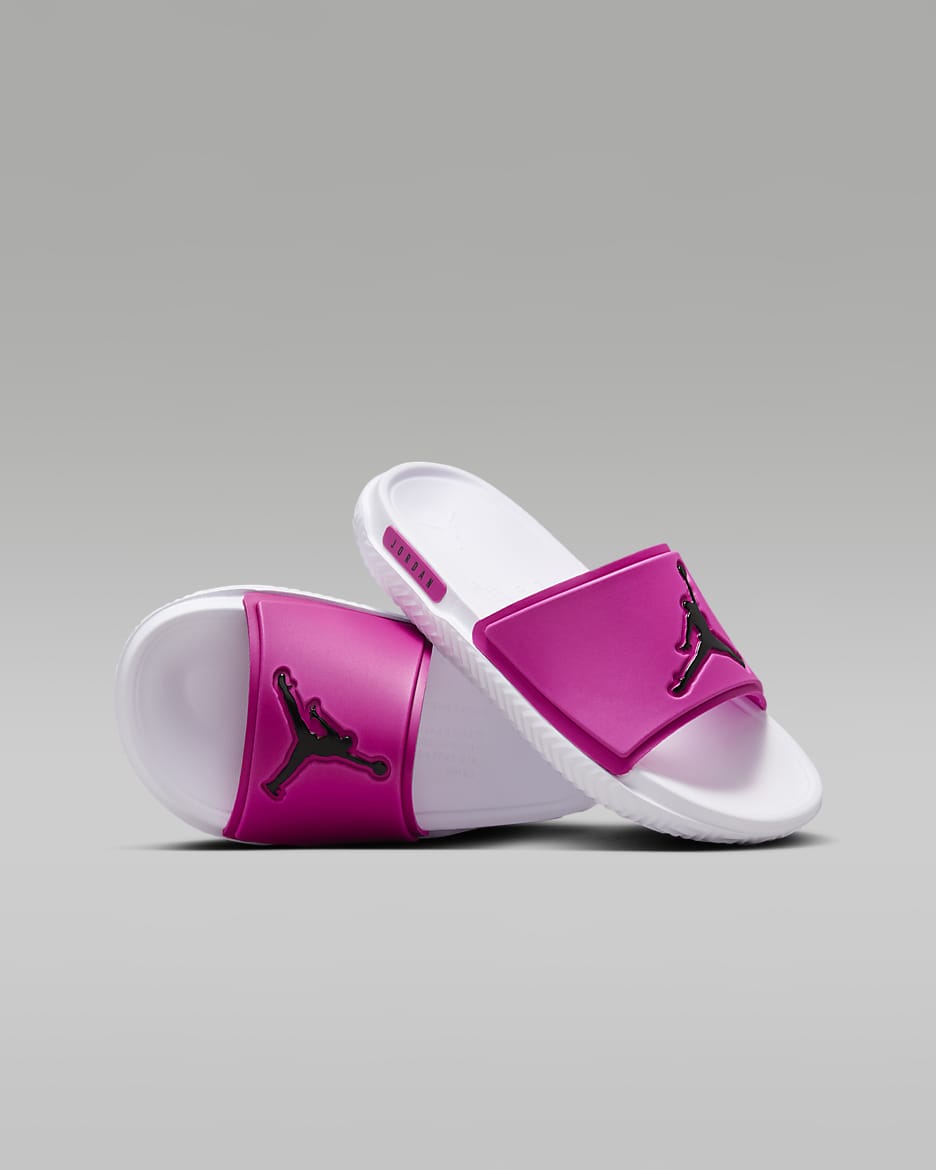 Παντόφλες Jordan Jumpman για μεγάλα παιδιά - Fire Pink/Μαύρο