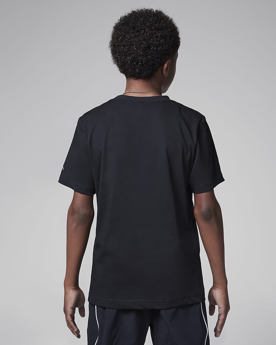 Playera Motion Jumpman para niño talla grande Jordan MVP - Negro