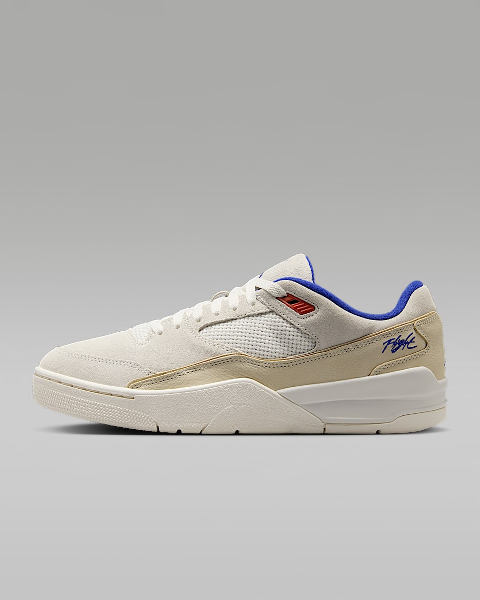 Jordan Flight Court Men's Shoes - Phantom/Chile Red/Deep Royal Blue