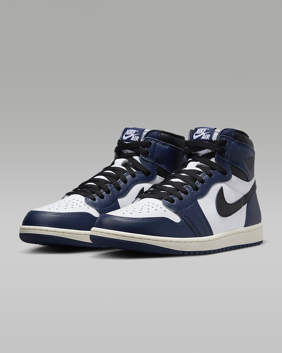 Air Jordan 1 Retro High OG "Midnight Navy" Men's Shoes - Midnight Navy/White/Sail/Black