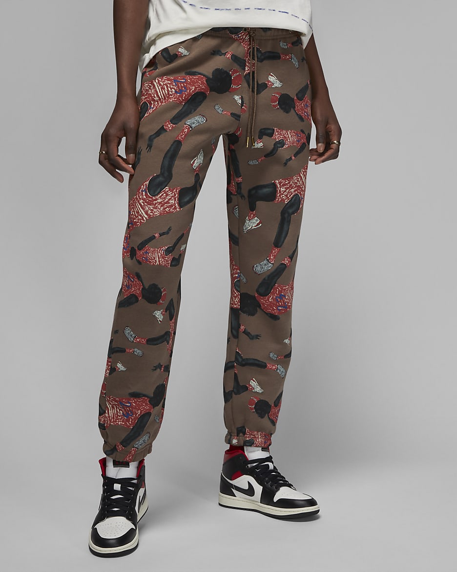 Jordan Artist Series by Parker Duncan Women's Brooklyn Fleece Trousers - Palomino