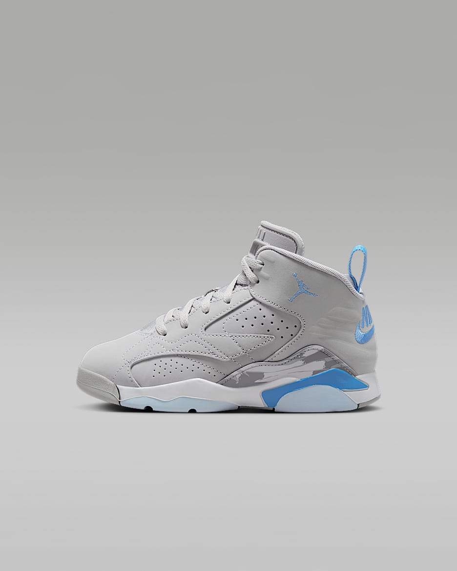 Jumpman MVP Younger Kids' Shoes - Wolf Grey/White/Neutral Grey/University Blue