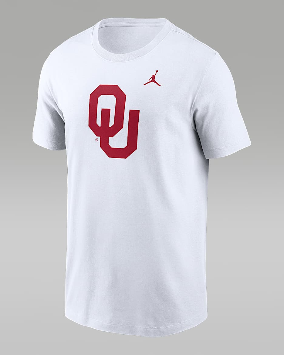 Playera universitaria Nike para hombre Oklahoma Sooners Primetime Logo - Blanco