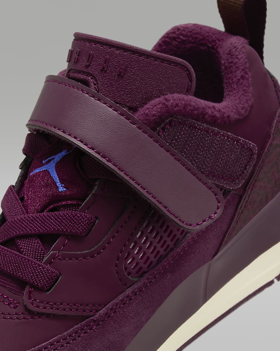 Jordan Spizike Low Younger Kids' Shoes - Bordeaux/Sail/Hyper Royal