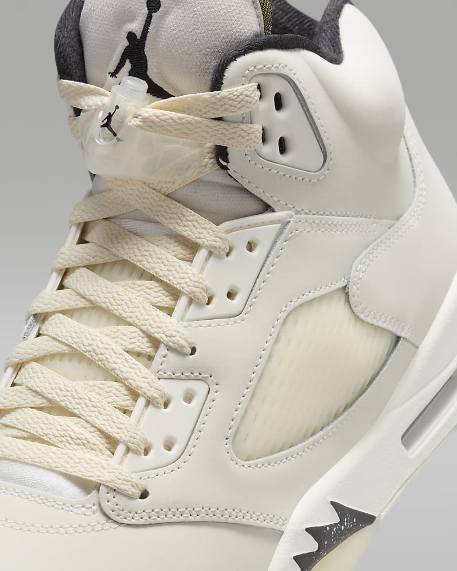 Air Jordan 5 Retro SE Men's Shoes - Sail/Light Orewood Brown/Coconut Milk/Black