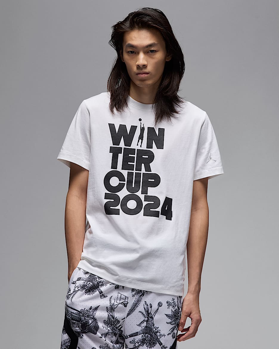 ジョーダン ウインターカップ 2024 メンズ Tシャツ - ホワイト