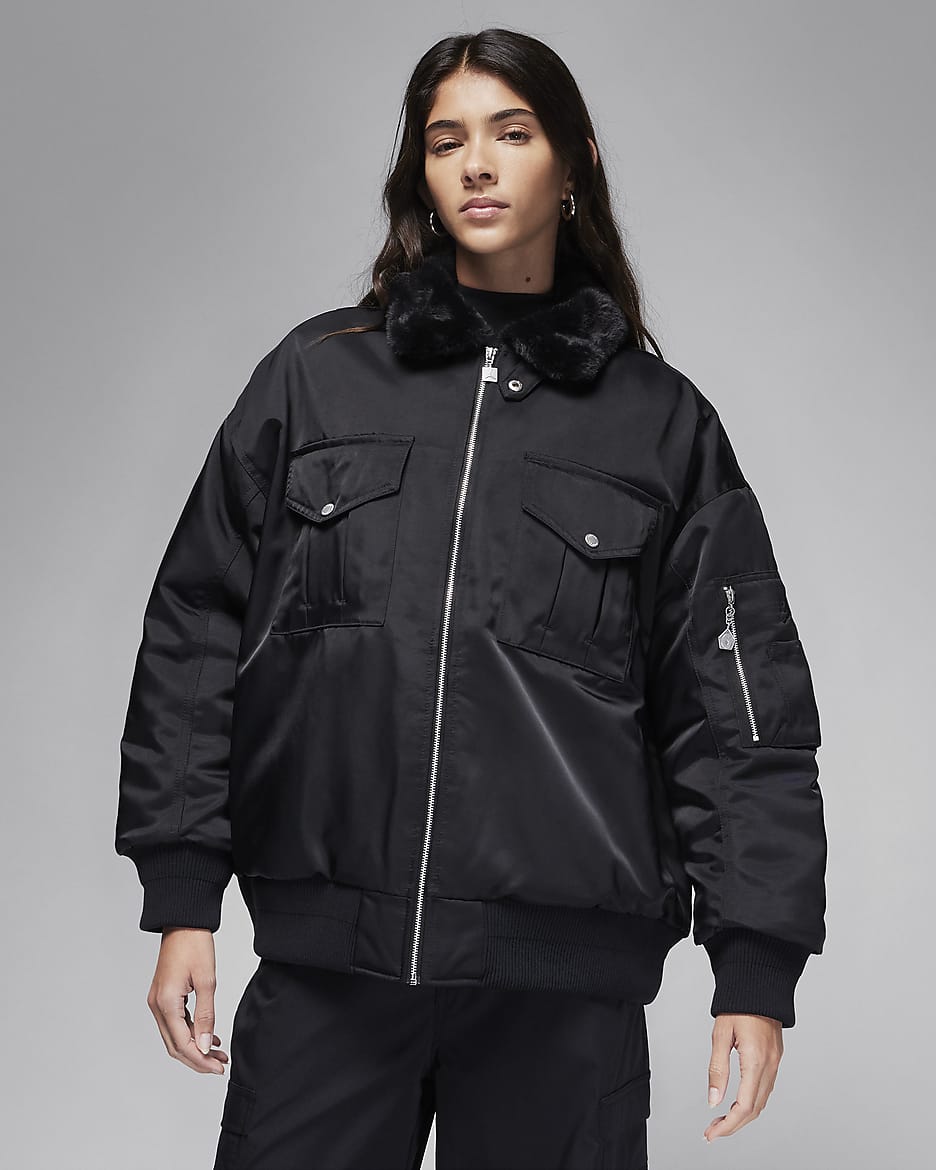 Jordan Renegade Jacke (Damen) - Schwarz/Schwarz