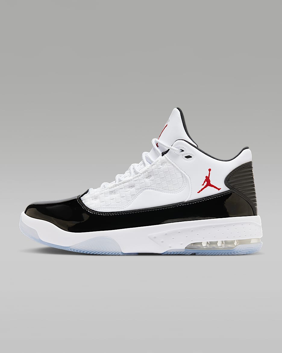 Jordan Max Aura 2 Men's Shoe - White/Black/Gym Red