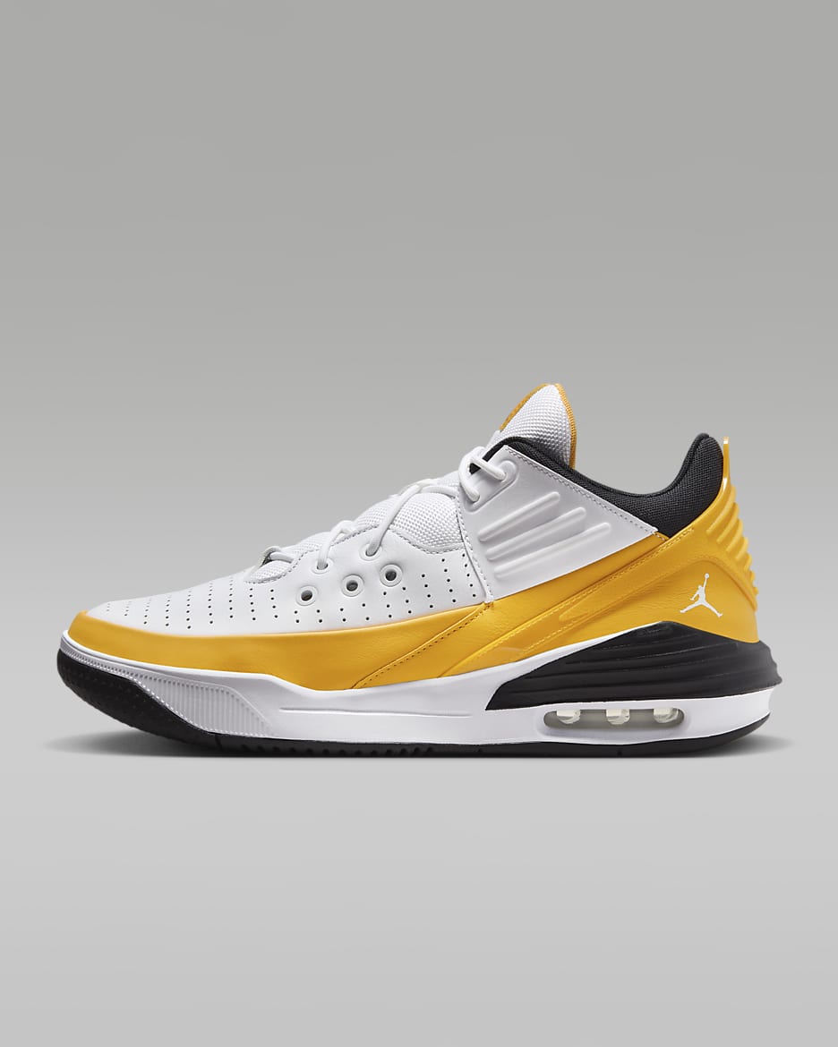 Jordan Max Aura 5 Men's Shoes - Yellow Ochre/Black/White