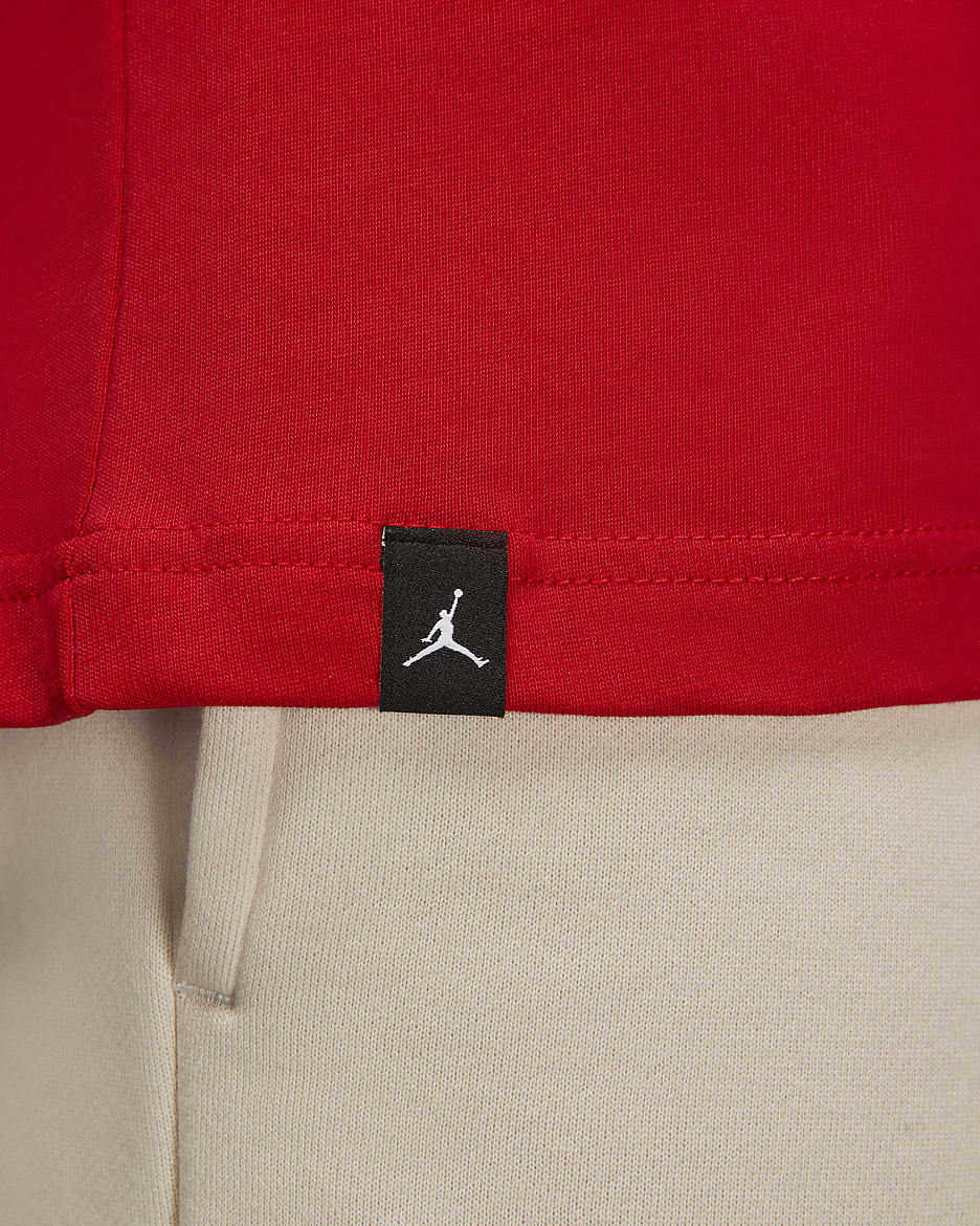 Jordan "Air Jordan" Men's T-Shirt - Fire Red/Sail