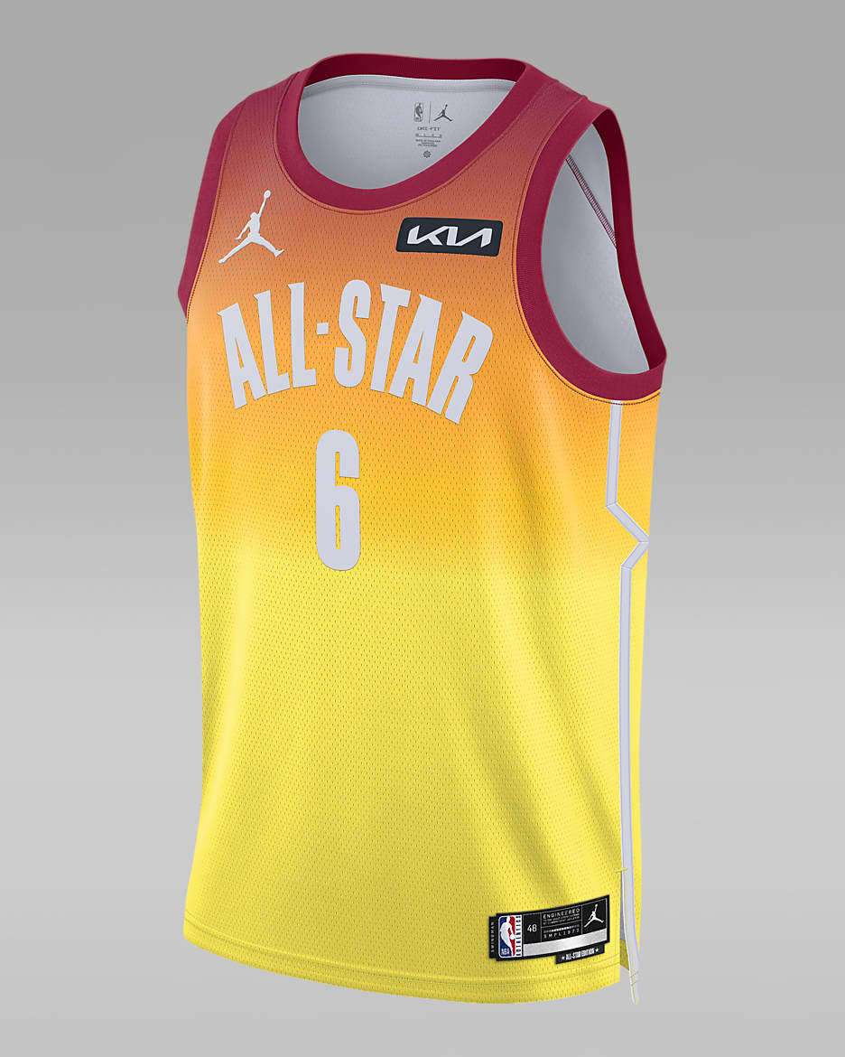 LeBron James 2023 All-Star Edition Men's Jordan Dri-FIT NBA Swingman Jersey - Carmine