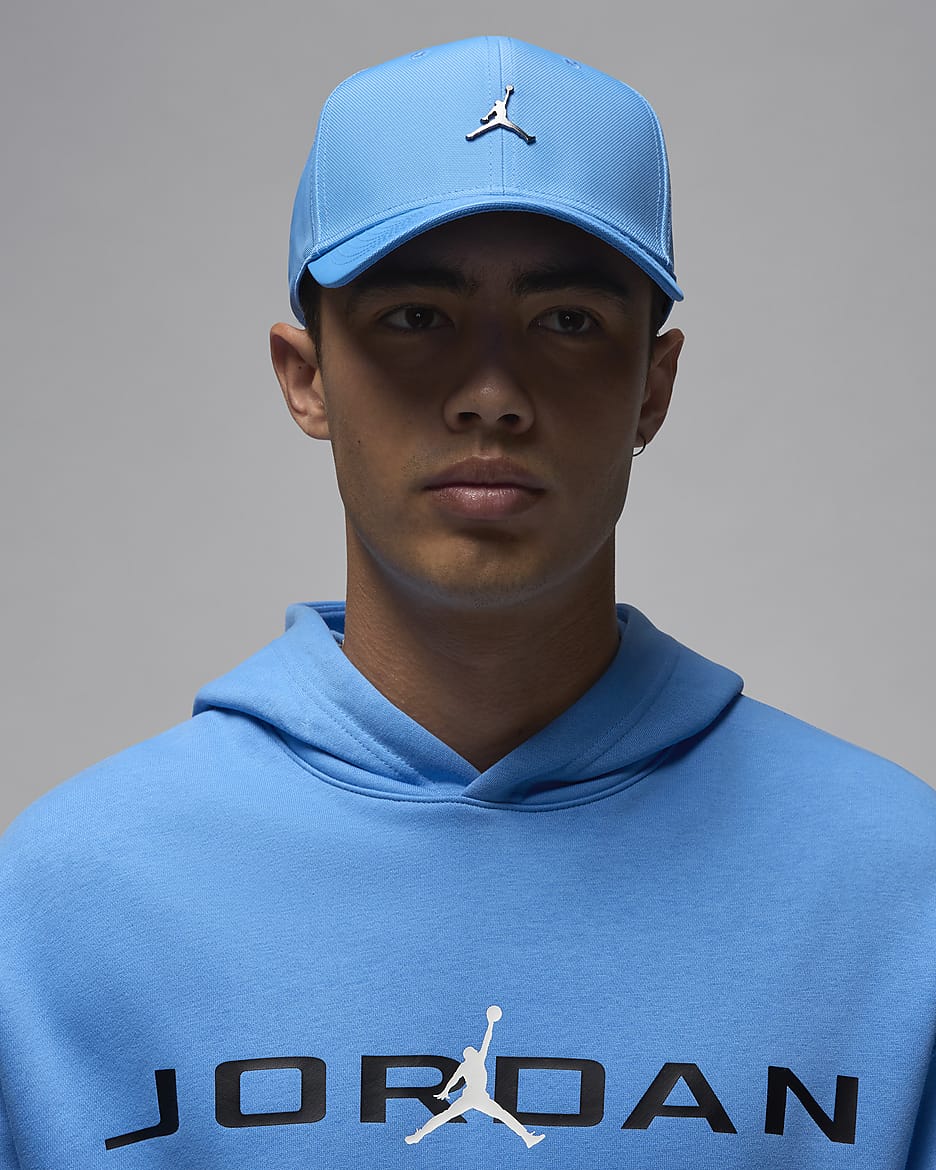 Jordan Rise Cap Adjustable Hat - Legend Blue/Gunmetal